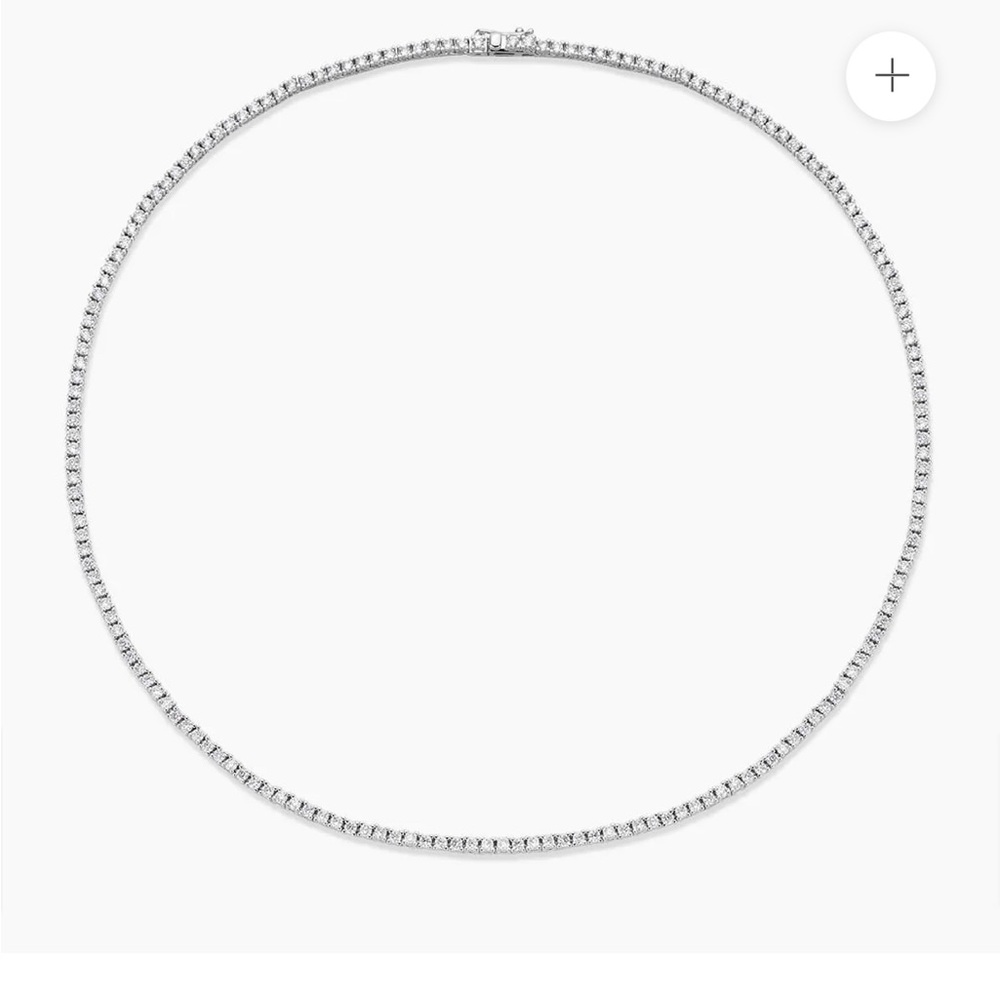 Never worn CZ tennis necklace from OBJKTS.
